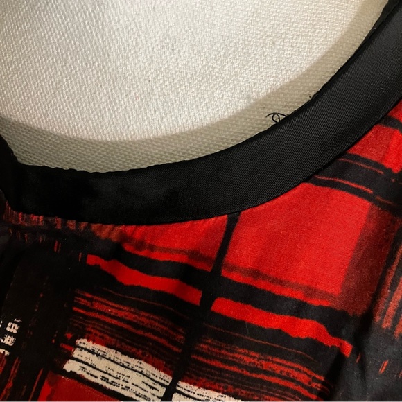 Jacob rust orange cotton silk blend dress 6 - Picture 11 of 14